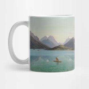 Lake Wakatipu with Mount Earnslaw, Middle Island, New Zealand by Eugène von Guérard Mug